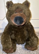 Dark brown bear - dark,