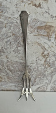 Antique Hallmarked Sterling Silver 3 Tine Pickle/Olive Fork 4 3/4"