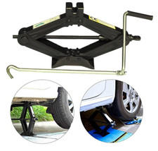 Strong Car Scissor Jack Replacement 1 Ton Jack Tyre Change Kit + Folding Handle
