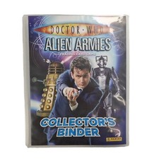Dr Who Alien Armies Trading Cards Folder + 191 Cards (153 Base/23G/7F/7E/1LE)