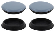 PTFE Teflon Castor Cup Wheel Glides - Move & Slide Furniture Easily - 4 Pack