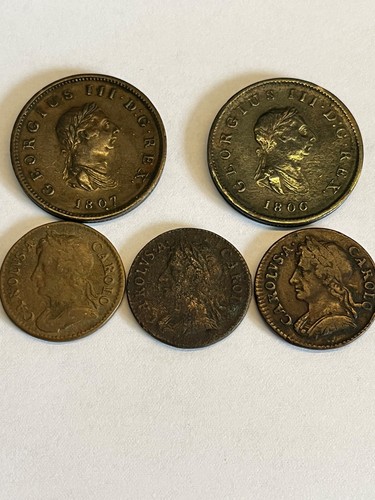 Copper charles farthing 3 - farthing,
