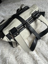 Vintage Mulberry Mabel Handbag - Leather - Black & White - Silver Hardware