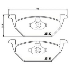 BREMBO P85041 Brake Pad Set