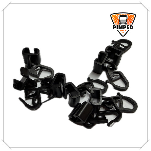 Heavy duty black - heavy, hooks