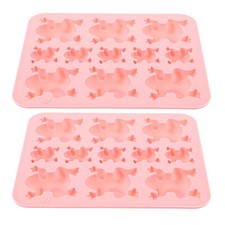 2 Pcs Frog Shape Silicone