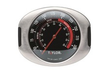 Taylor Pro Oven Thermometer Stainless Steel Leave-In with stand and clip