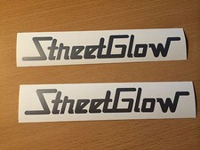 2x Streetglow sticker tuning racing neon lighting LED Japan racing turbo