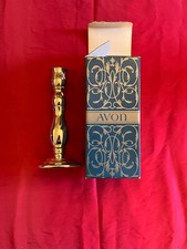 Vintage AVON, Topaze. Candlestick Cologne. Some Cologne Still Inside. Boxed.