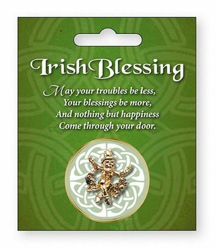 Irish blessing gold - gold, leprechaun