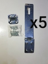 5 x Heavy Duty Hasp and Staple Wooden Gates Security Farm Stables Fencing Locks