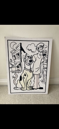 Large velvet colouring - large, art
