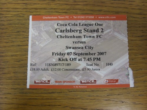 2007 ticket cheltenham - ticket:,