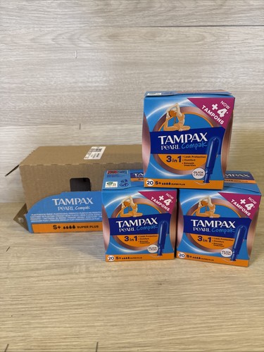 60x tampax pearl compak - pearl,