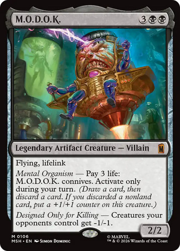 Mtg marvel super - m.o.d.o.k.,