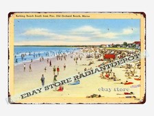 tin sign 1930s-40s Bathing