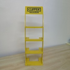 Clipper Lighter Display Stand 4 tier POS with Base Trays Holds 160 Classic Large