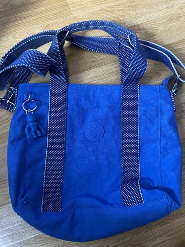 Blue kipling bag with monkey - kipling,