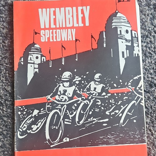 Wembley speedway programme - wembley,