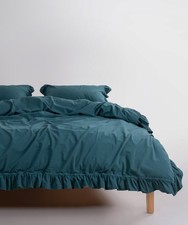 100% Cotton Stonewashed Ruffle