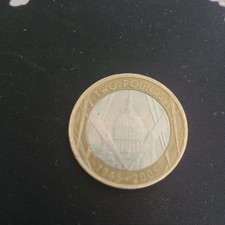 rare 2 pound coin st pauls