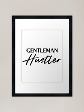 Gentleman Hustler Framed Art
