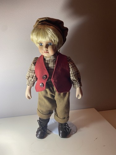 Alberon porcelain doll - porcelain, 10"