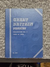 COMPLETE WHITMAN FOLDER VICTORIA PENNY 1860 TO 1880 WITH 31 COINS GREAT BRITAIN