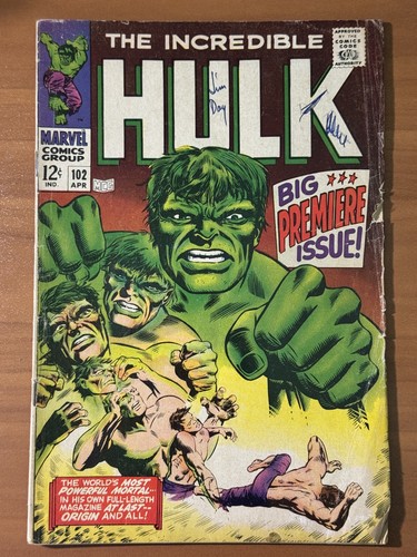 Incredible hulk 102 marvel - incredible, #102
