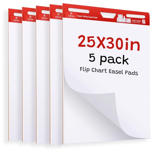 Pads large sticky easel - 5, pads-large