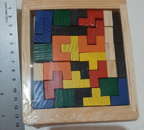 Tangram wooden puzzle - tangram,