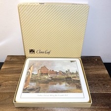 Cloverleaf Table Mats John Constable English Landscapes Scenery x 6