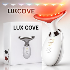 Lux Cove 7-in-1 Therapy Anti Aging Face Neck Massager Electric Face Lift Device