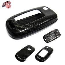 Real Carbon Fibre Remote Key Fob Keyring For Altea Ibiza Leon Mii Fabia Octavia