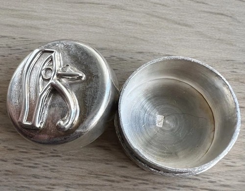 Vintage egyptian silver eye - eye, of
