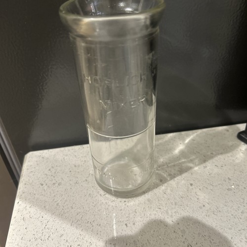 Vintage horlicks tall glass - vintage,