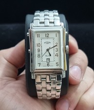 Vintage Rotary Elite 1930S 10910 Reverso Tank Rare Beautiful Mens Watch