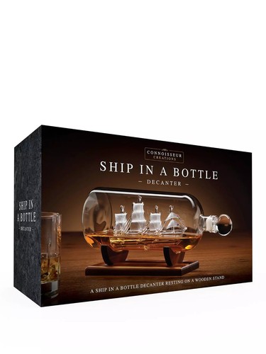 Ship bottle decanter - in,