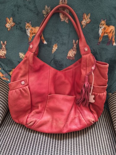 Radley red shoulder handbag - shoulder,