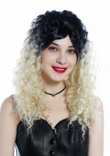 Wig women long - women's, crimped