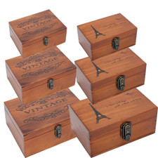 ?Vintage Wooden Storage Box