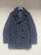 Ralph Lauren Pea Coat Men Navy Small