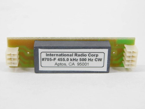 Inrad 705 500hz plug - inrad, cw