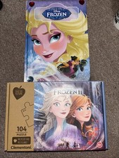 Frozen Bundle - Book And 104 Piece Jigsaw Puzzle
