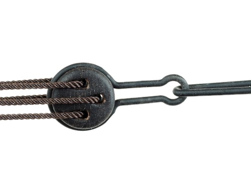 Faux ebony deadeyes scale - faux,