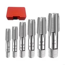 6-Piece BSP Pipe Tap Set, 1"