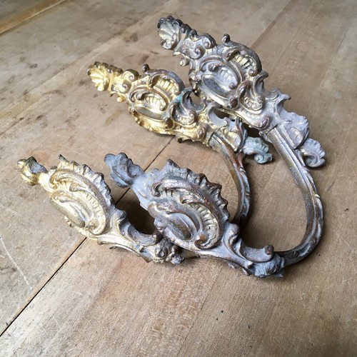Antique curtain tie backs - curtain,