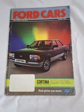 Ford Cars March 1982 UK Market
