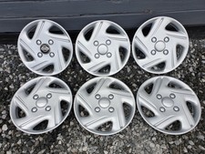 6 Rare 13" Genuine Nissan Micra K11  Wheel Trims Hub Caps x4