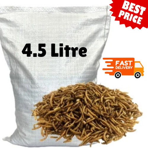 Litre dried mealworms - 4.5,
